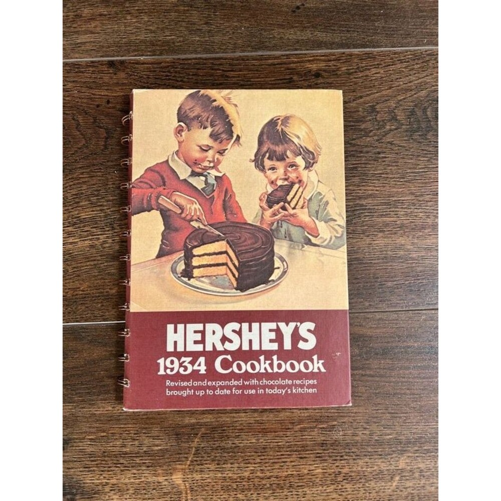 Hershey’s 1934 Cookbook Spiral Bound Hardback Book